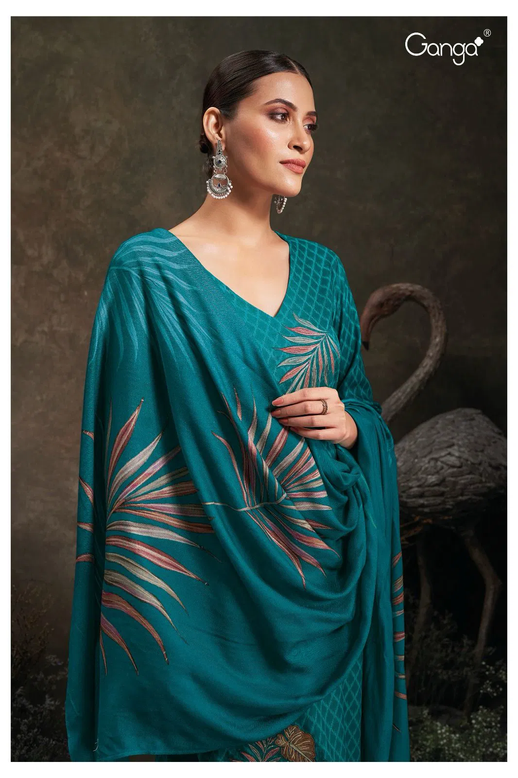 Wayan 2027 By Ganga winter Wear Pashmina Dress Material